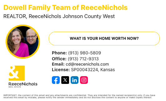 Contact Chris Dowell of the Dowell Family Team with ReeceNichols Real Estate